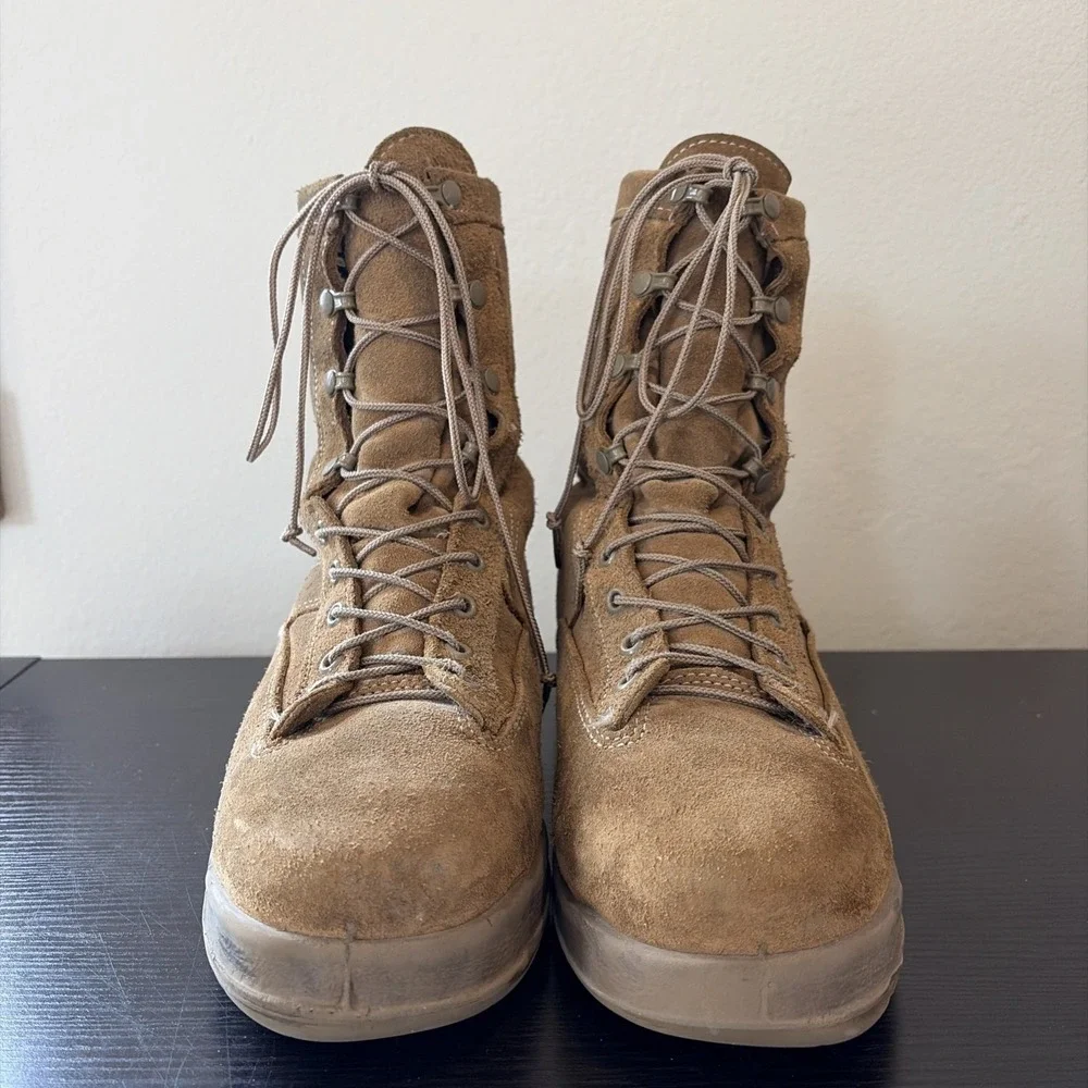 Belleville Flight Boot Men's 10W Steel Toe 600g Goretex Waterproof Coyote‎ Read